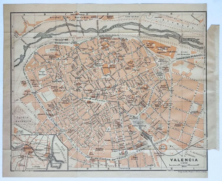 1900 ler valensiya haritası